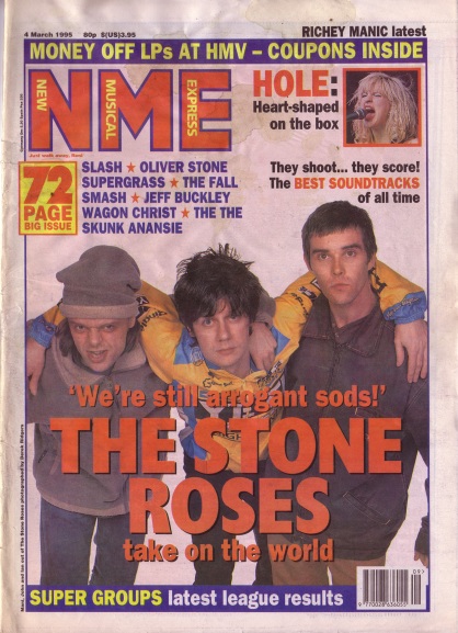 the-stone-roses-on-the-cover-of-nme-4th-march-1995