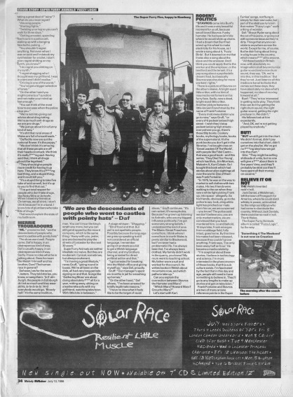 David Bennun interviews Super Furry Animals - part 2, 13th July 1996